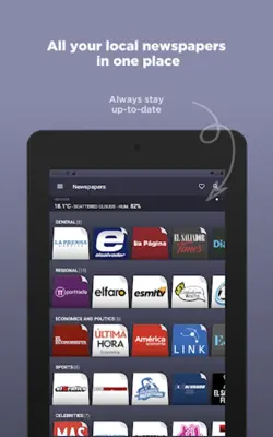 Periódicos Salvadoreños android App screenshot 2